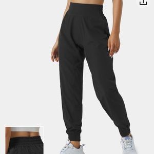 High Waisted Elastic Waistband Casual Joggers